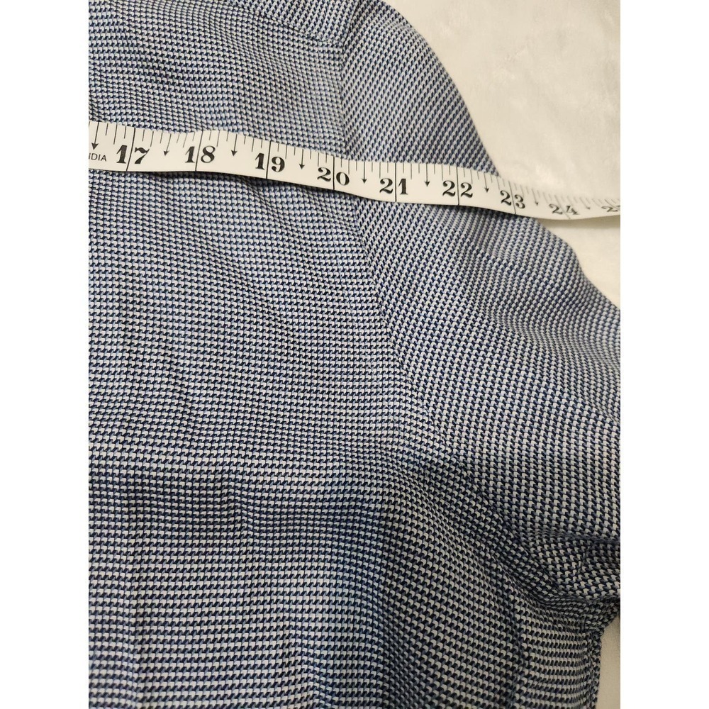 Ted Baker Endurance Mens Geometric shirt sz 16.5 34/35 long sleeve career wear - Picture 9 of 11
